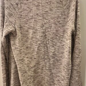 Loft open cream and brown front cardigan